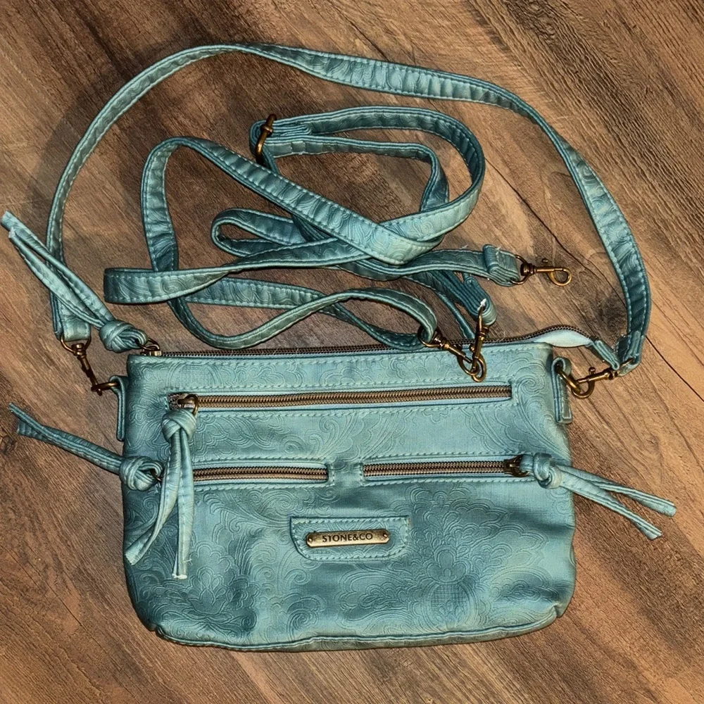 Stone & Co. Teal Crossbody Bag